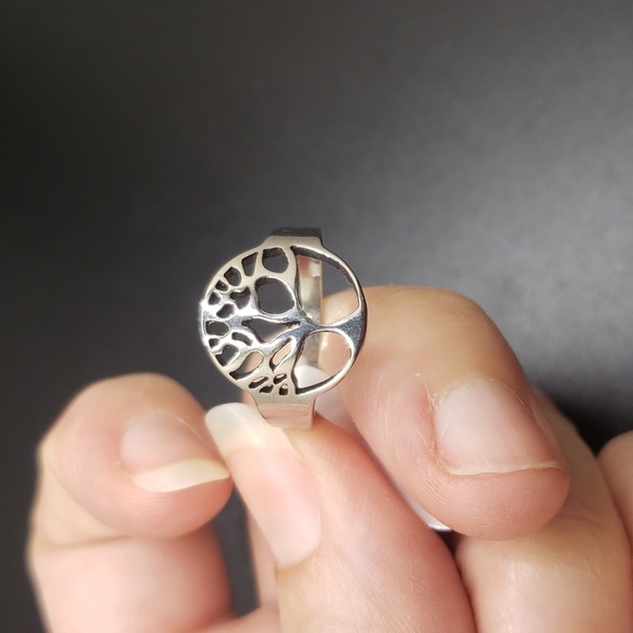 STAINLESS steel Tree of life ring - Picture 3 of 3